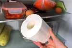 Đặt cuộn giấy vệ sinh vào tủ lạnh, bạn sẽ bất ngờ với 2 công dụng tuyệt vời này – Làm đẹp
