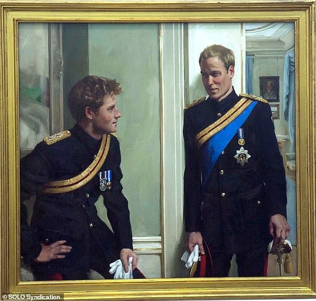 Bức tranh vẽ anh em William và Harry bị loại bỏ – Khám phá